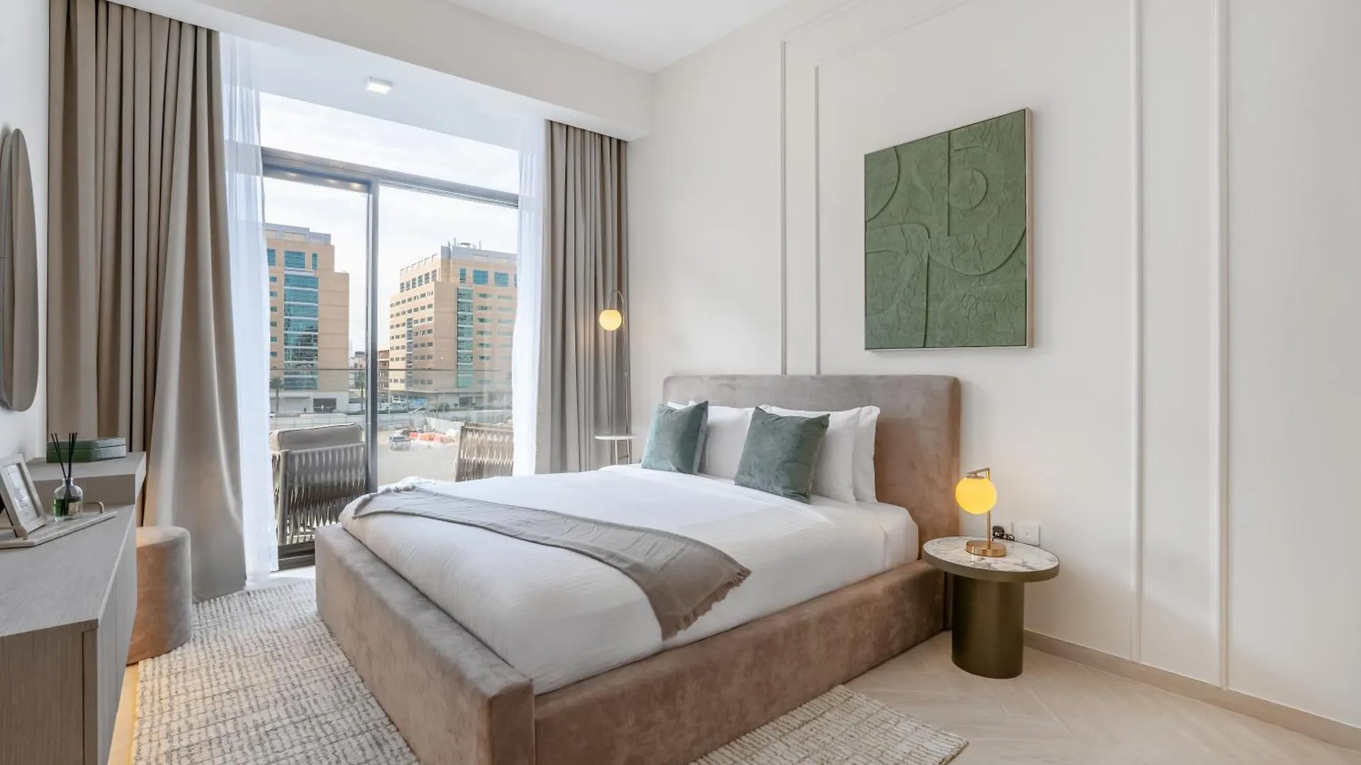 Stylish 1Br Retreat In Jvc Modern & Cozy Stay Dubaj