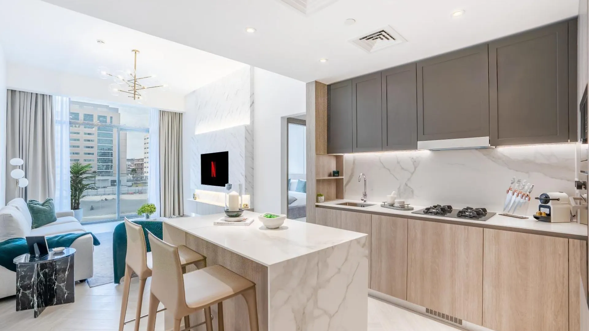 Stylish 1Br Retreat In Jvc Modern & Cozy Stay Dubaj Apartament